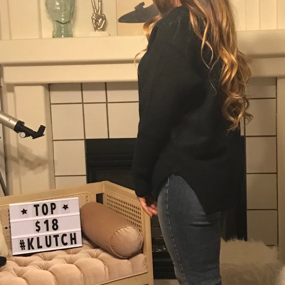 Mossimo women’s V-neck tunic sweater Size:S - Picture 6 of 8